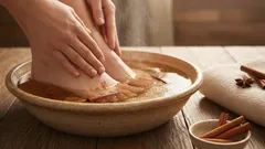Banho de pés com canela: funciona mesmo e quando vale a pena experimentar