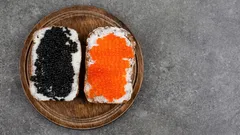 Qual é a diferença entre o caviar preto e o caviar vermelho e qual deles é mais saudável?