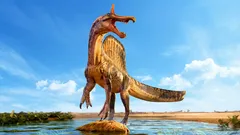Descobertos no Saara os restos de uma nova espécie de dinossauro surpreendentemente grande.